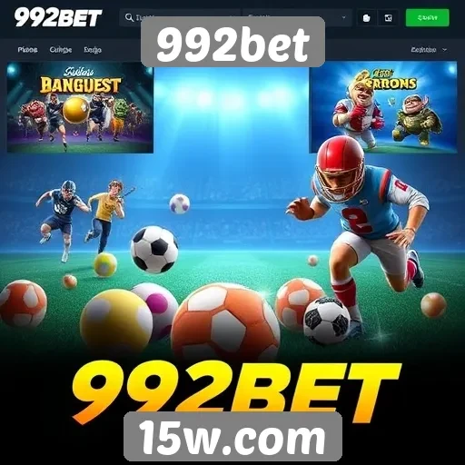 Diversidade de jogos disponíveis na plataforma 992bet